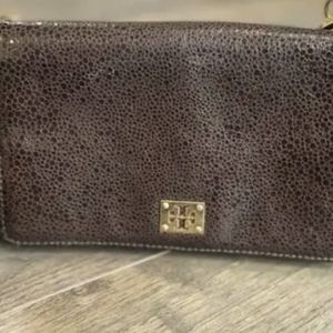 Tory Burch leather foldover crossbody